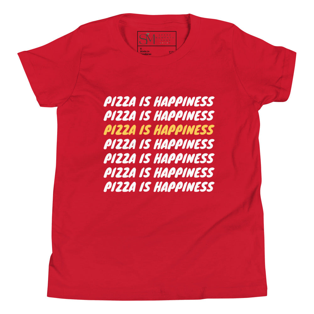Pizza is Happiness | Youth Short Sleeve T-Shirt