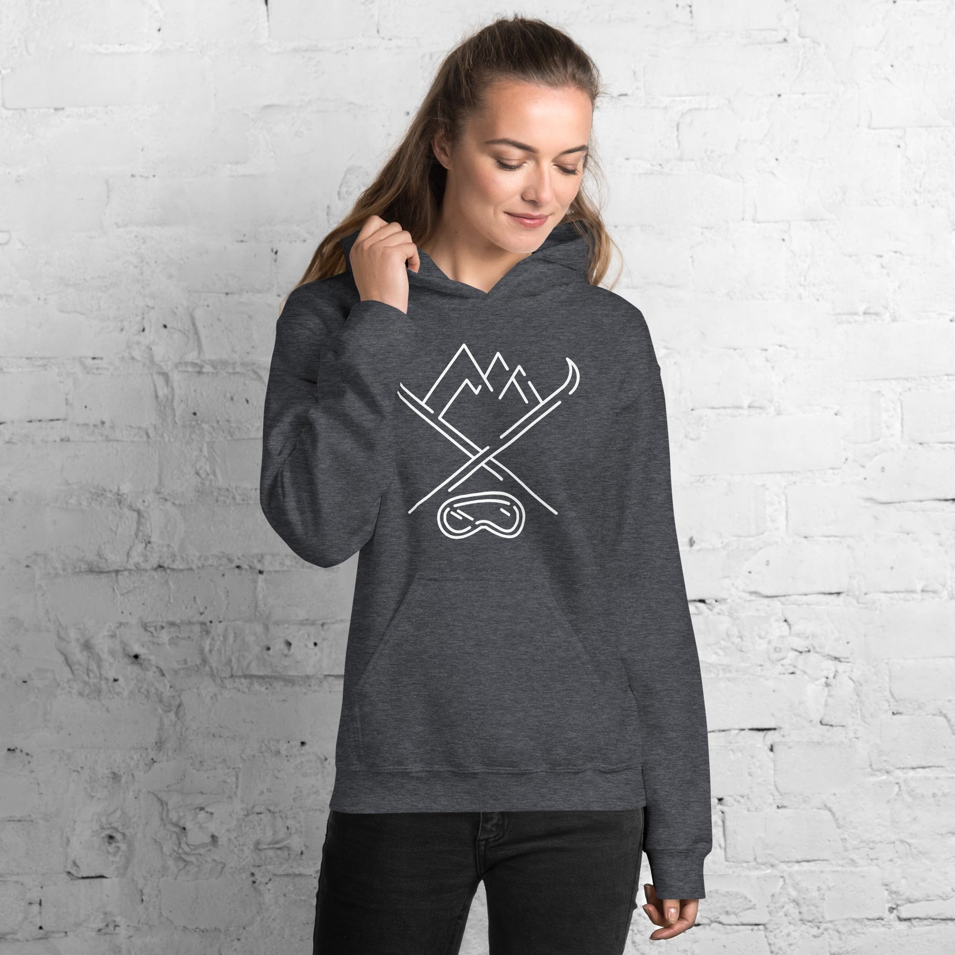 Skiing Ahead | Unisex Hoodie