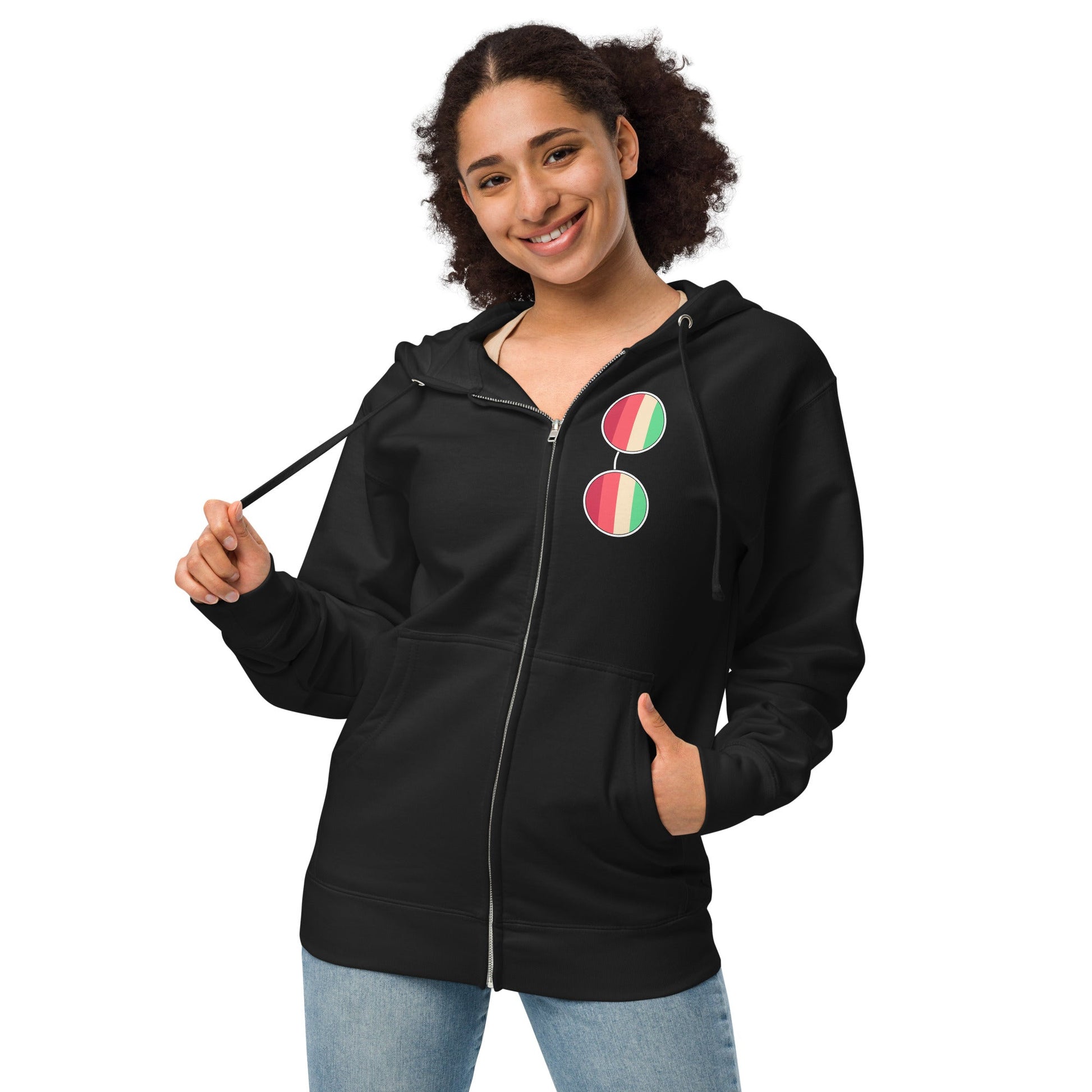 Too Cool | Unisex fleece zip up hoodie