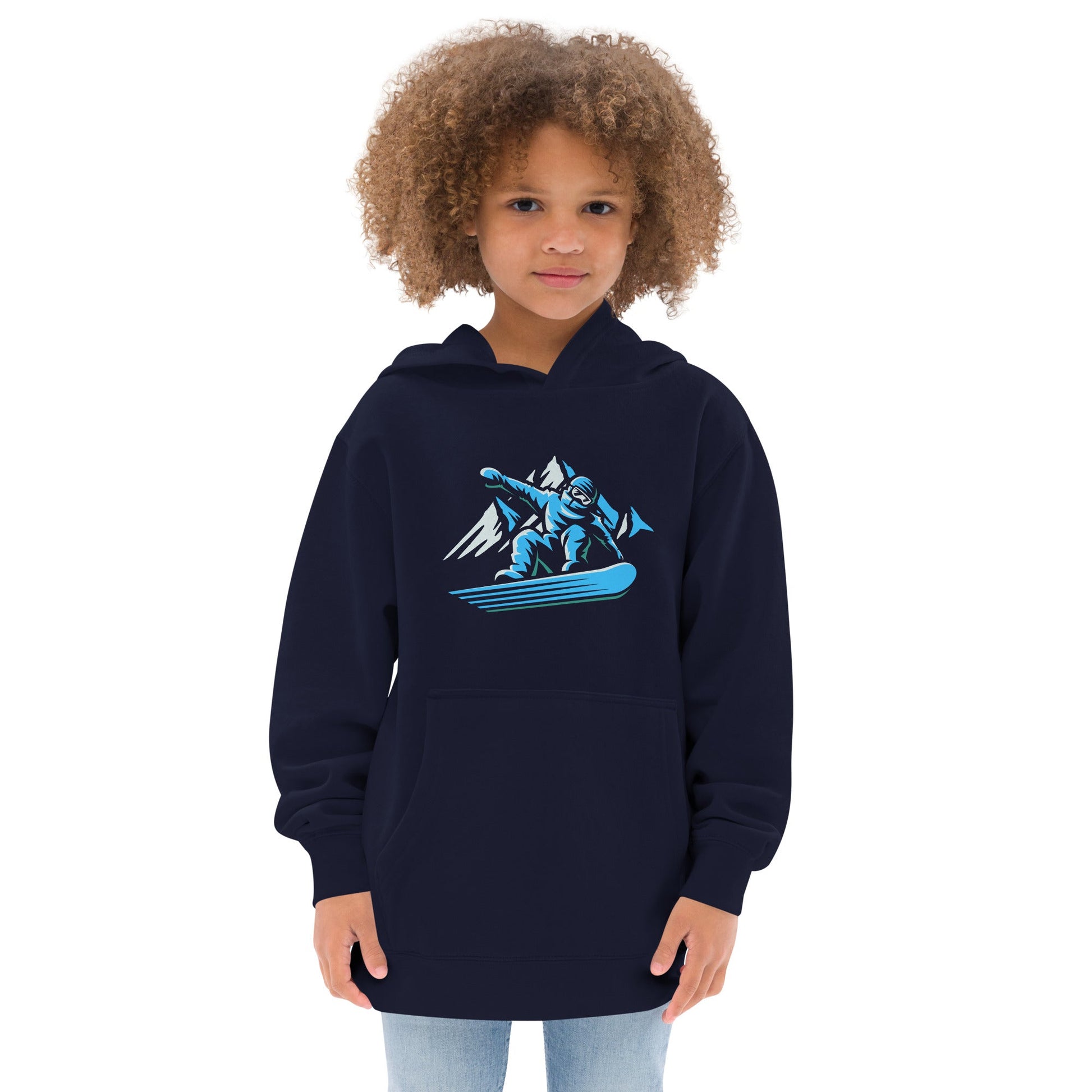 Snowboarder | Kids fleece hoodie