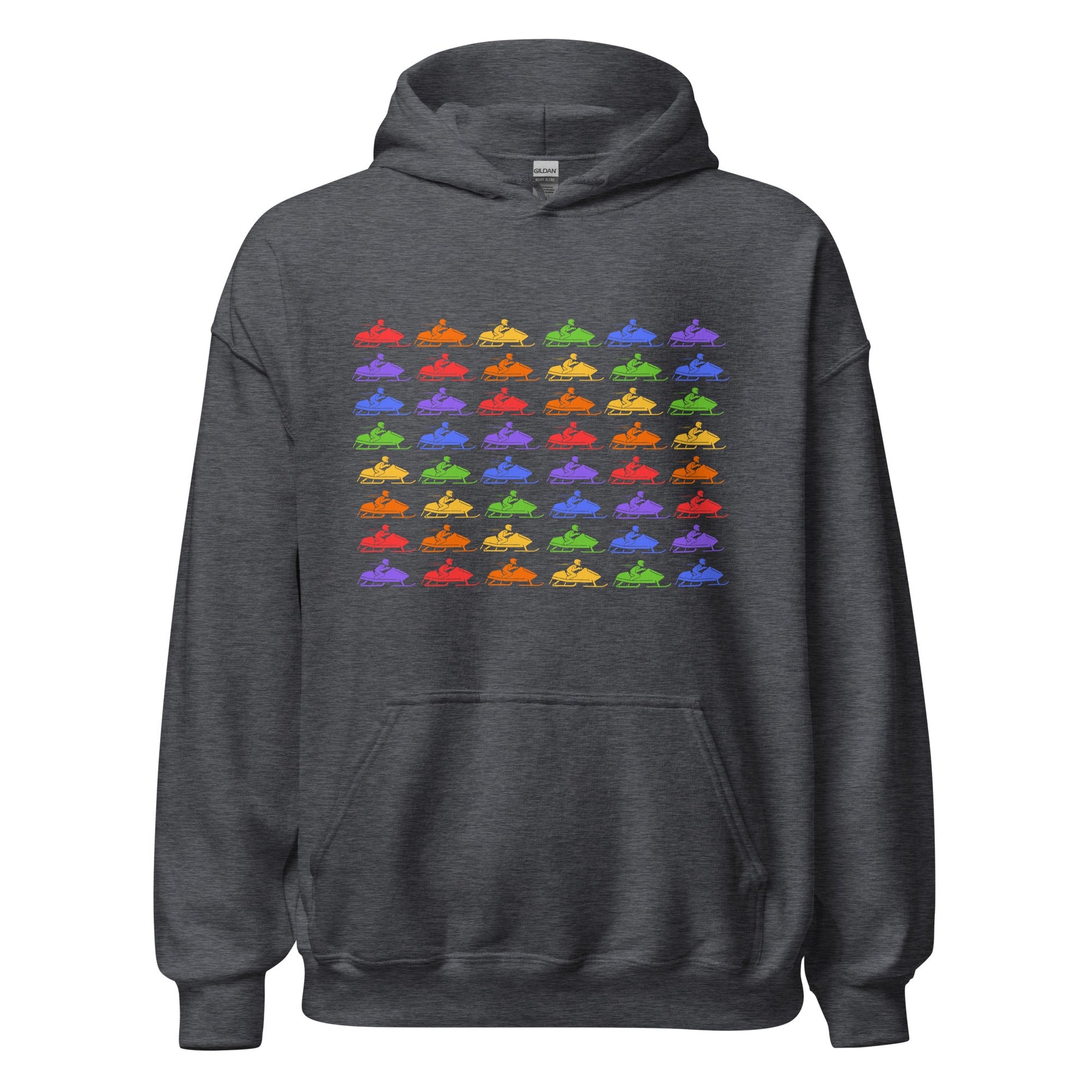 Snowmobiling in Color | Unisex Hoodie