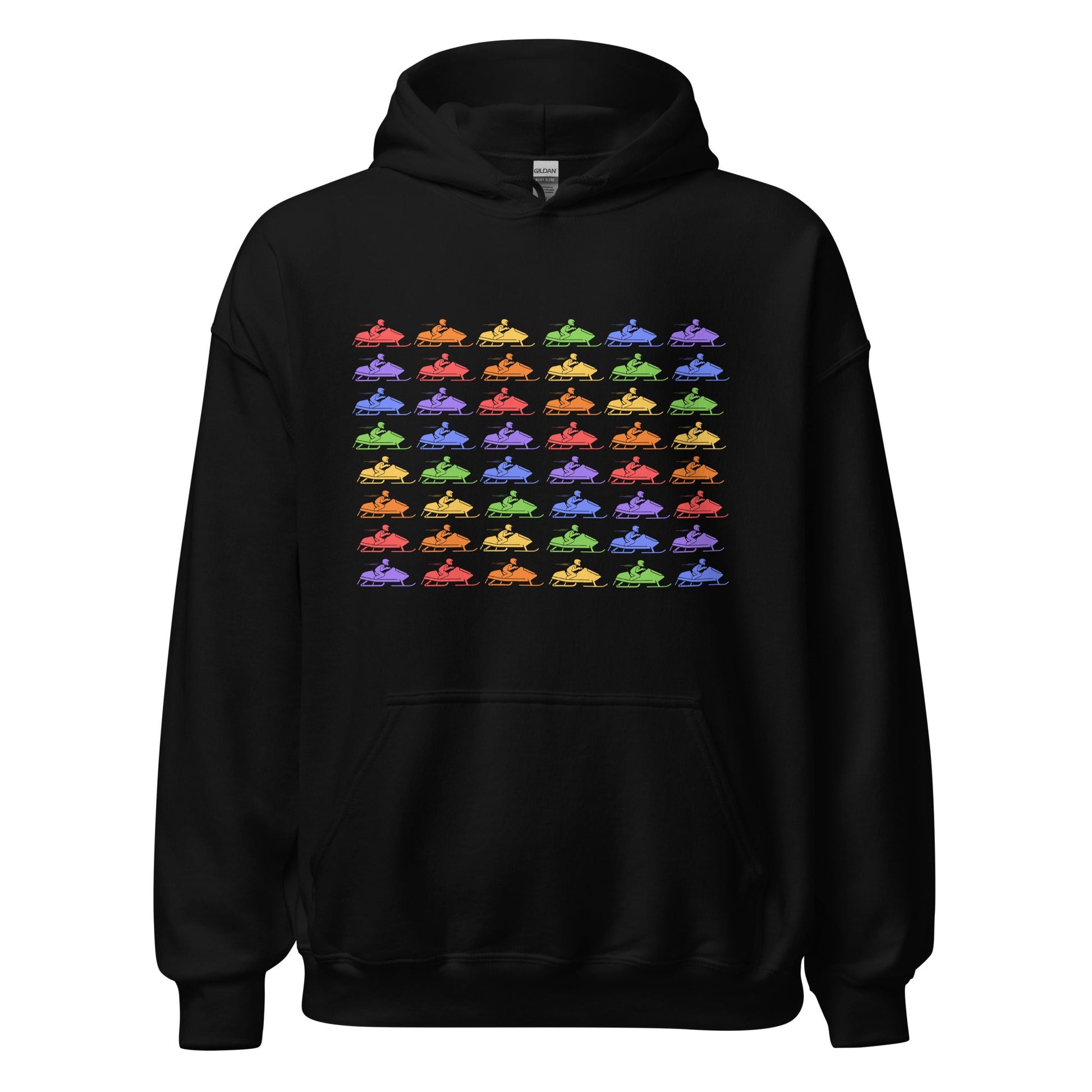 Snowmobiling in Color | Unisex Hoodie