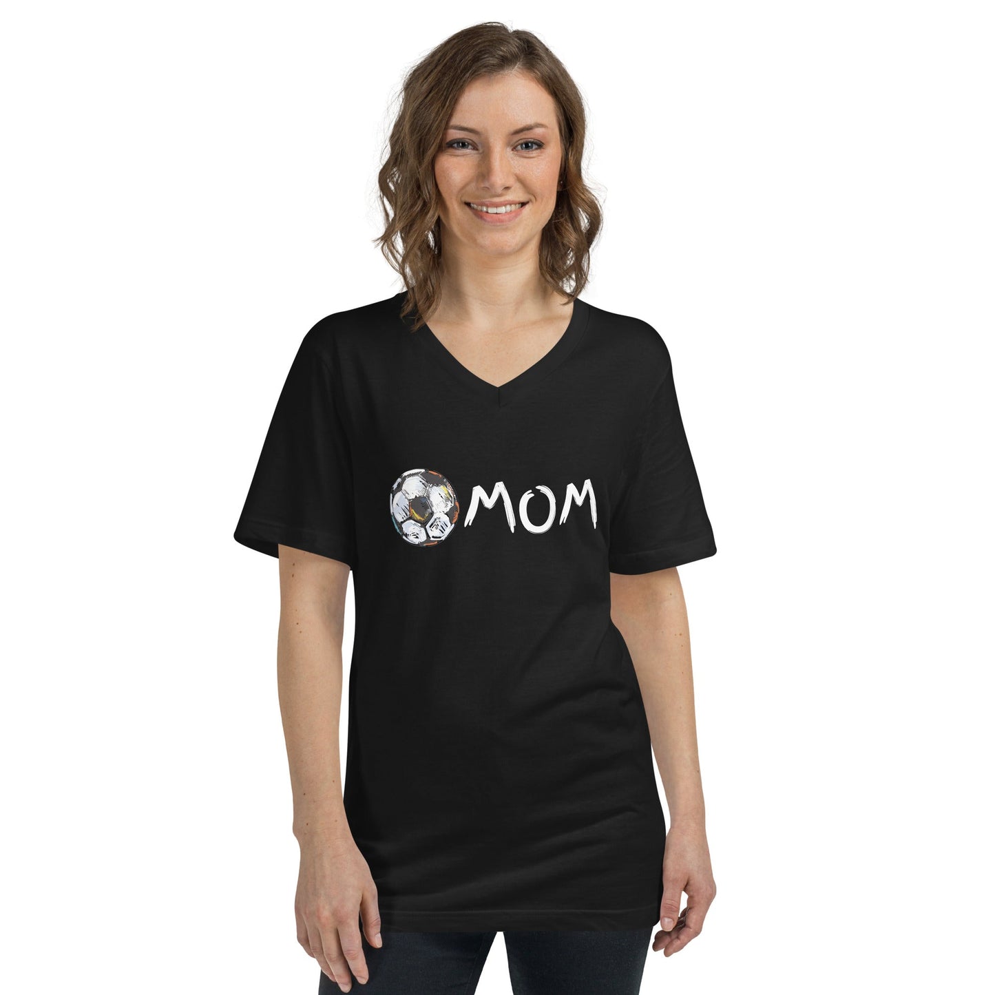 Soccer Mom Tees | Short Sleeve V - Neck T - Shirt