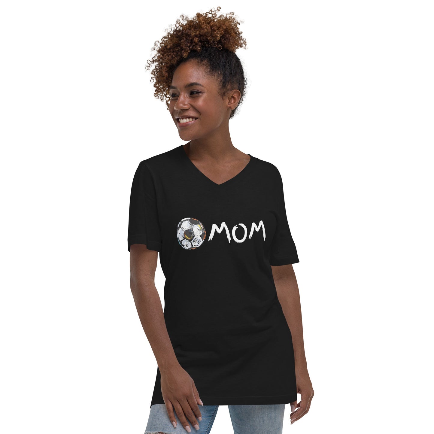 Soccer Mom Tees | Short Sleeve V - Neck T - Shirt