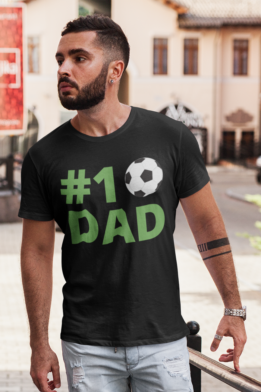 Soft and Comfortable Unisex T-Shirt | #1 Soccer Dad T-Shirt