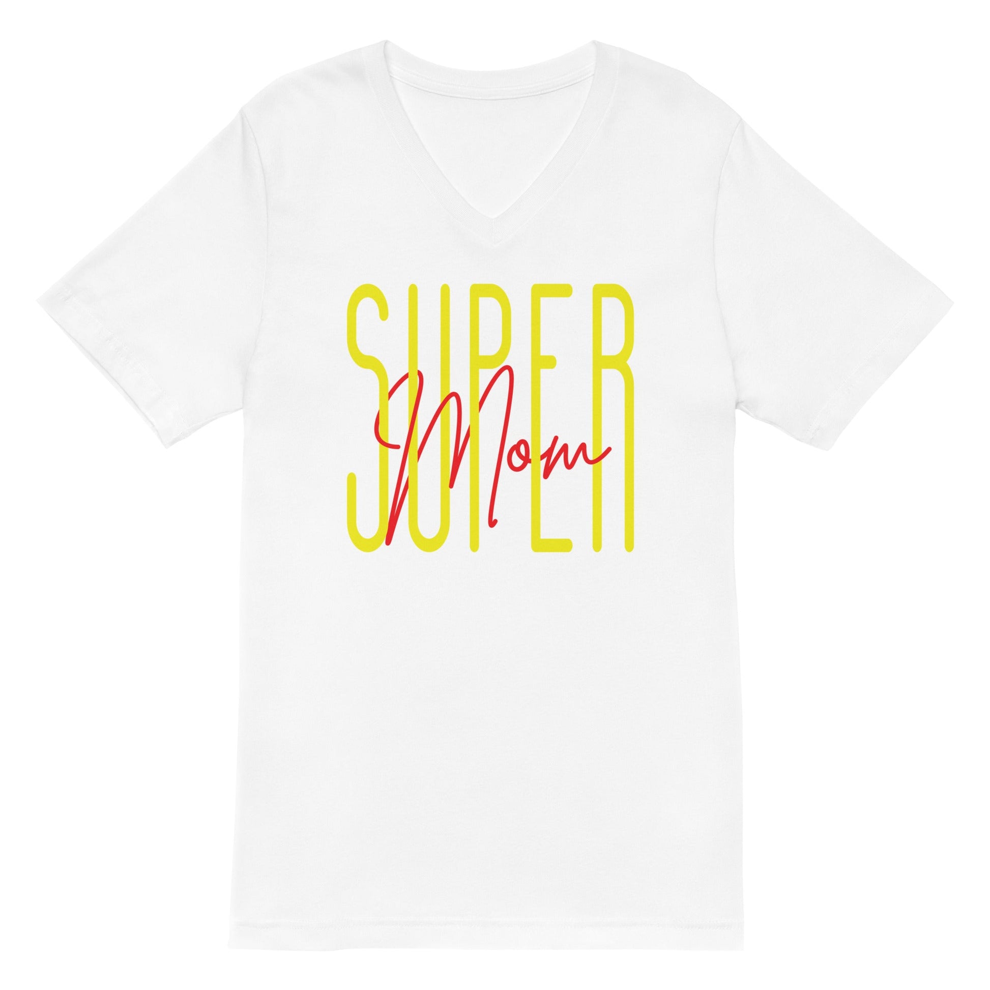 Super Mom | Unisex Short Sleeve V - Neck T - Shirt