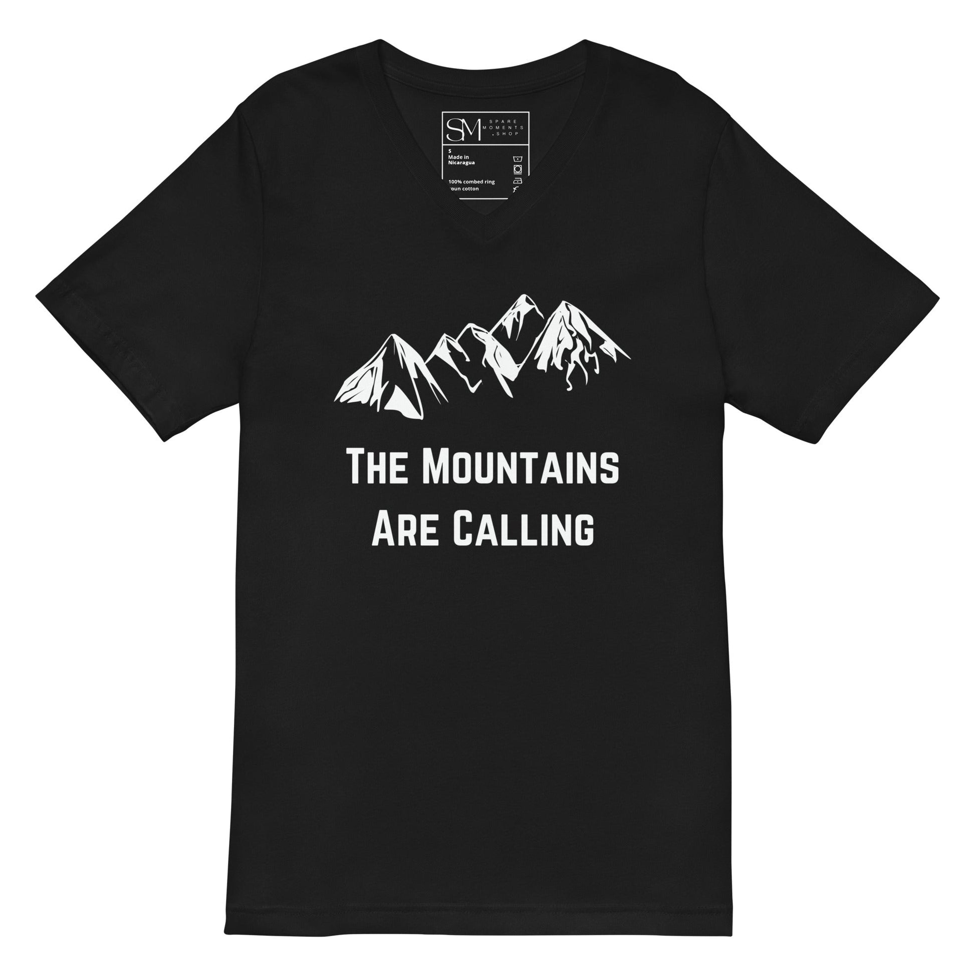 The Mountains Are Calling | Unisex Short Sleeve V - Neck T