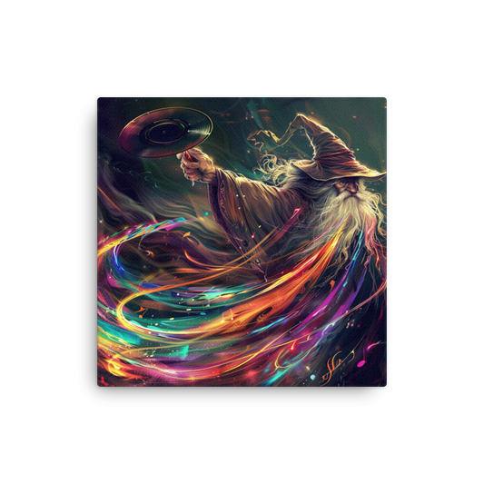 Epic Rock Wizard | Thin Canvas