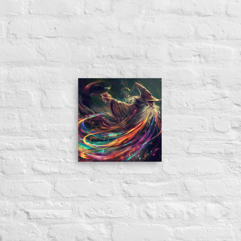 Epic Rock Wizard | Thin Canvas