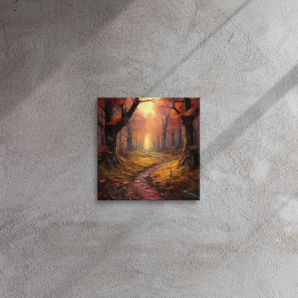 Autumn Forest Path 2 | Thin canvas