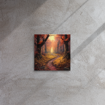 Autumn Forest Path 2 | Thin canvas