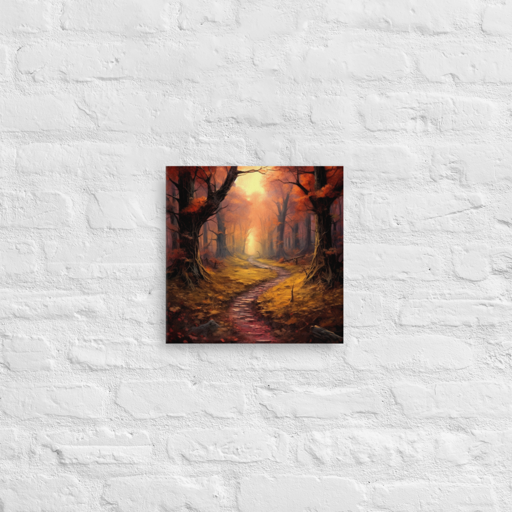 Autumn Forest Path 2 | Thin canvas