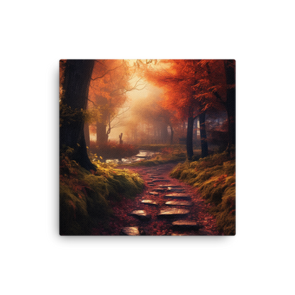 Autumn Forest Path 1 | Thin canvas
