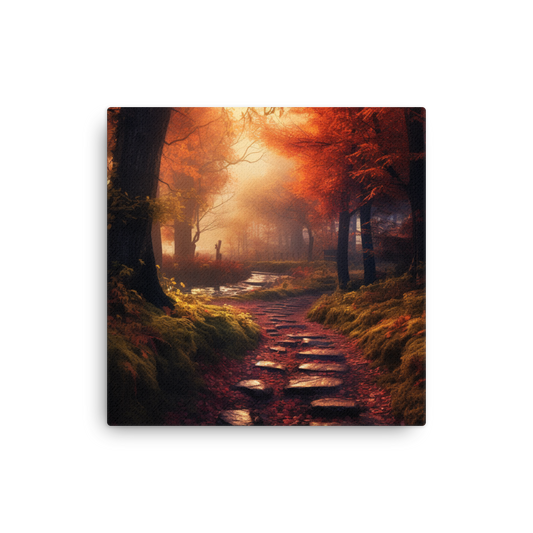 Autumn Forest Path 1 | Thin canvas