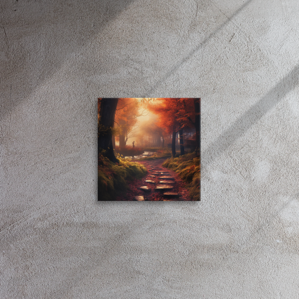 Autumn Forest Path 1 | Thin canvas