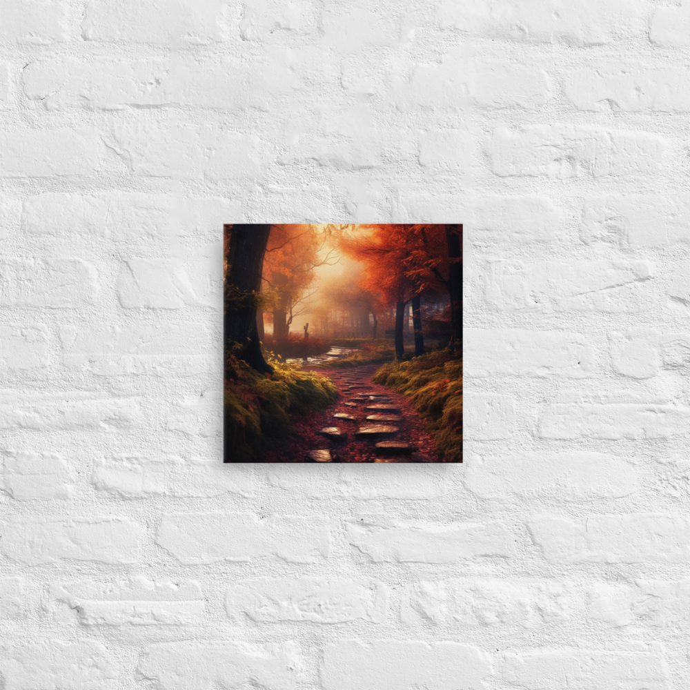 Autumn Forest Path 1 | Thin canvas
