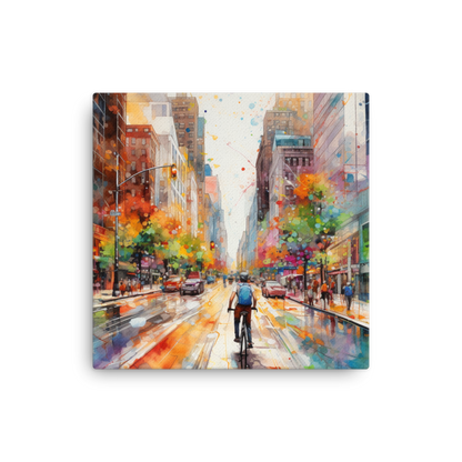 City Cycling 1 | Thin canvas
