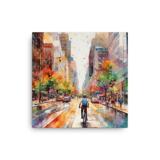 City Cycling 1 | Thin canvas