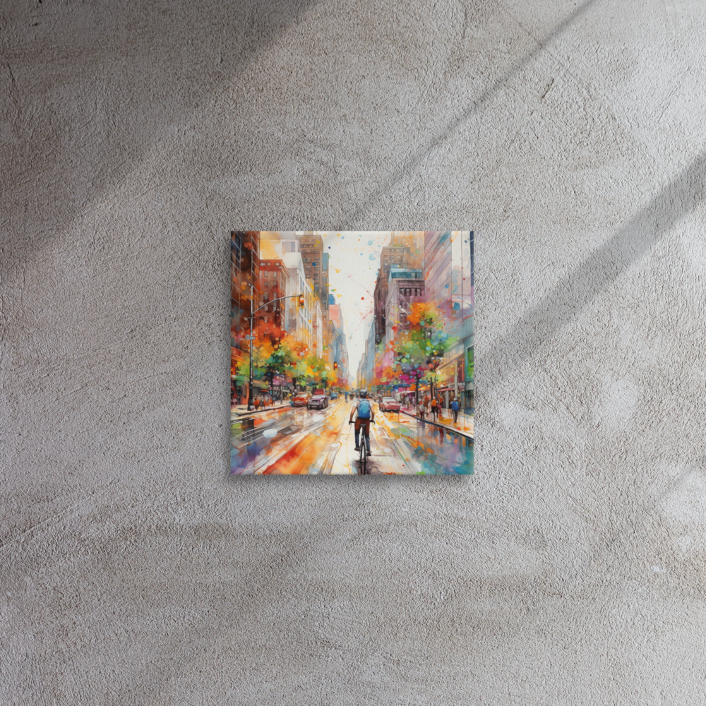 City Cycling 1 | Thin canvas