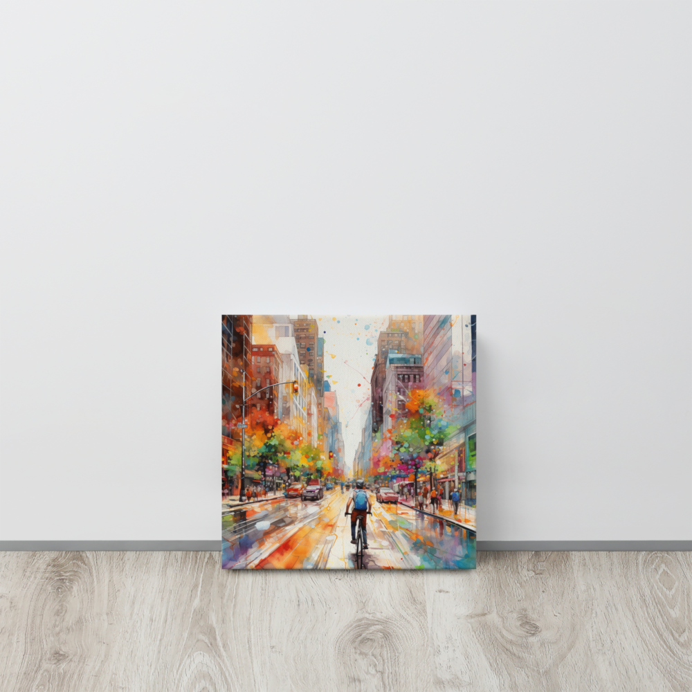 City Cycling 1 | Thin canvas