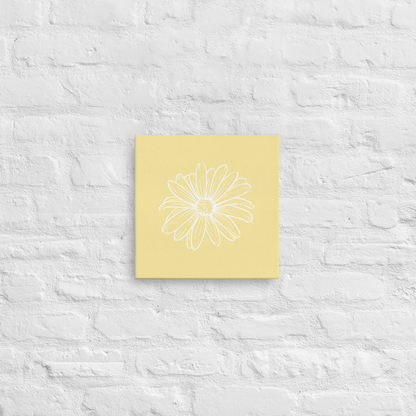 Yellow w/ Flower | Thin canvas