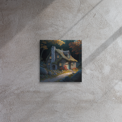 Cottage In The Woods | Thin canvas