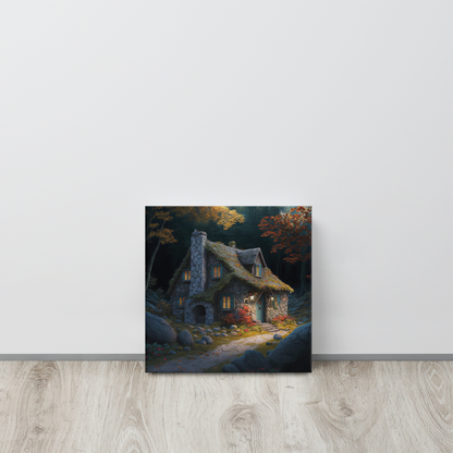 Cottage In The Woods | Thin canvas