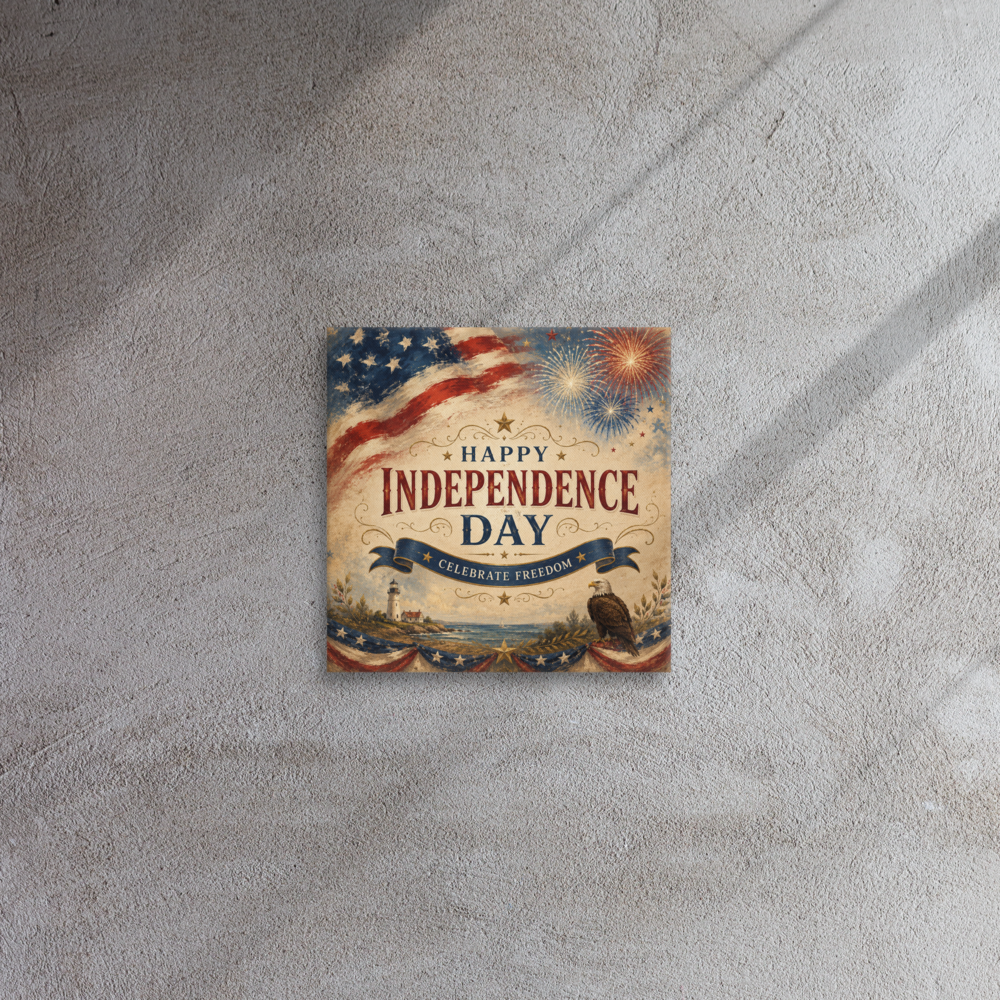 Happy Independence Day | Thin canvas