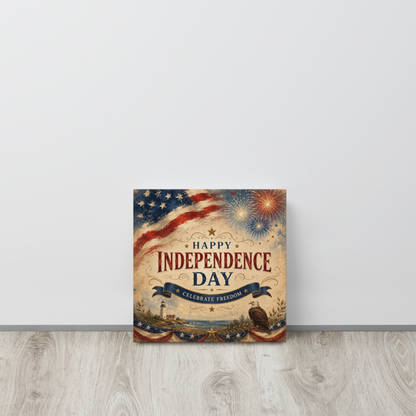 Happy Independence Day | Thin canvas