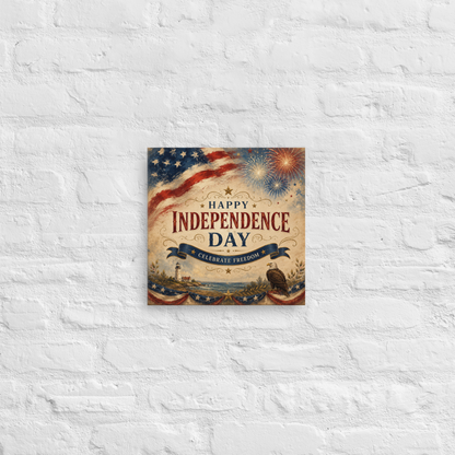 Happy Independence Day | Thin canvas