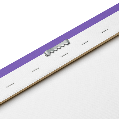 Purple w/Flower | Thin Canvas