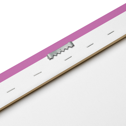 Pink w/ Flower | Thin Canvas
