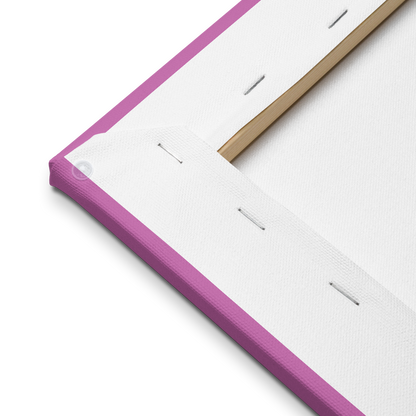 Pink w/ Flower | Thin Canvas