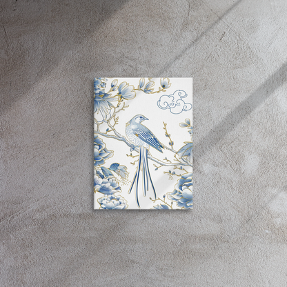 French Bird Chinoiserie 1 Thin canvas