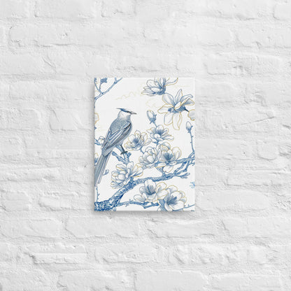 French Bird Chinoiserie 7 Thin canvas