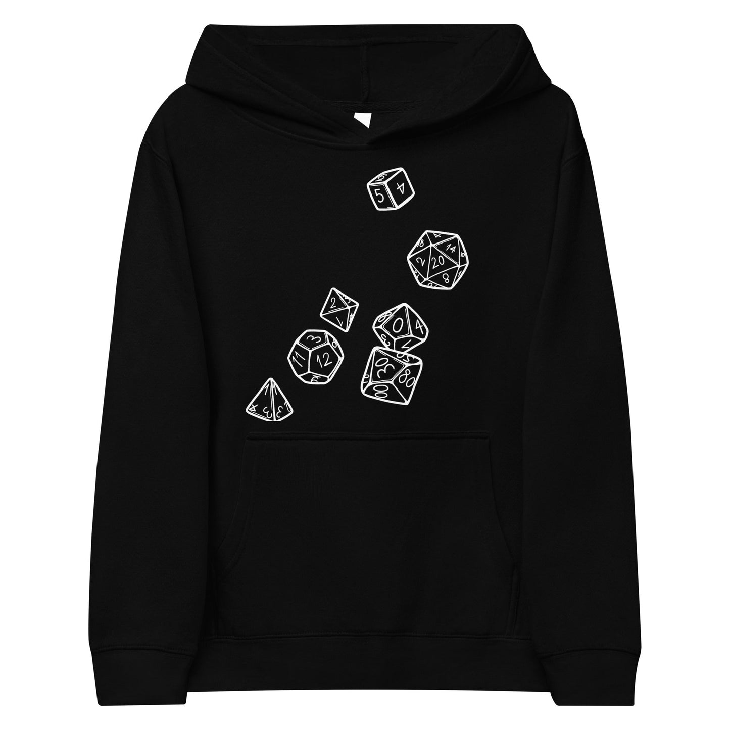 Thrown Dice | Kids fleece hoodie