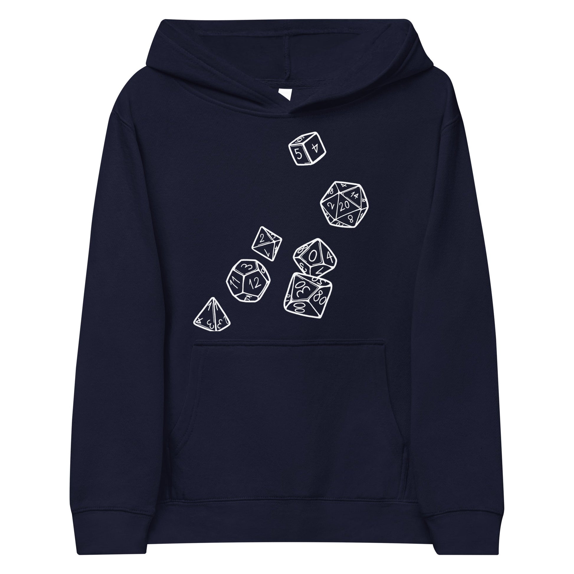 Thrown Dice | Kids fleece hoodie