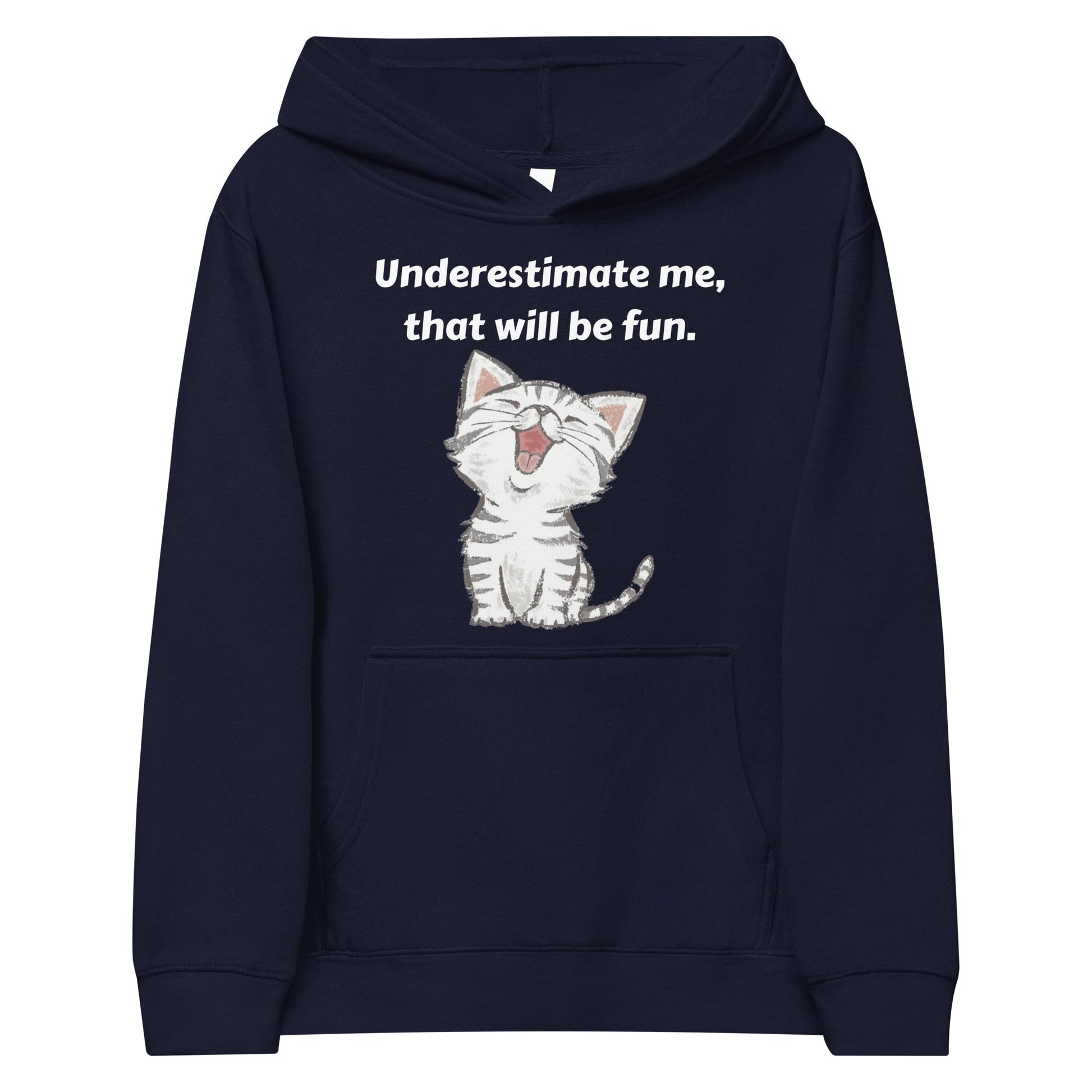 Underestimate Me | Kids Fleece Hoodie