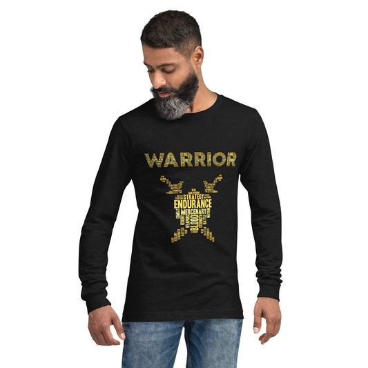 Warrior DnD Long Sleeve Tee | Unisex Soft Long Sleeve