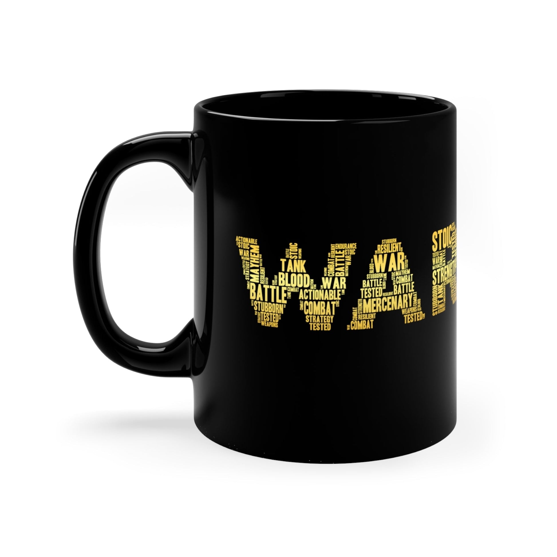 Warrior DnD Mug | 11oz Black Mug
