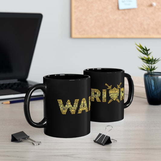 Warrior DnD Mug | 11oz Black Mug