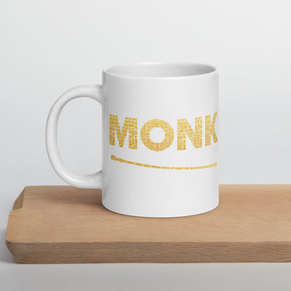 Monk | 20oz White glossy mug