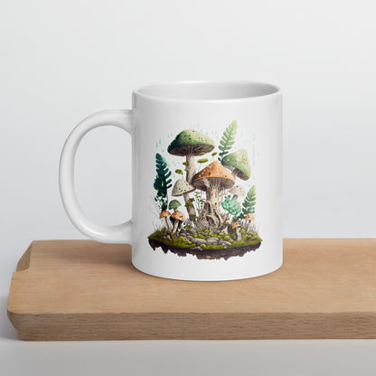 Mushrooms | 20oz White glossy mug