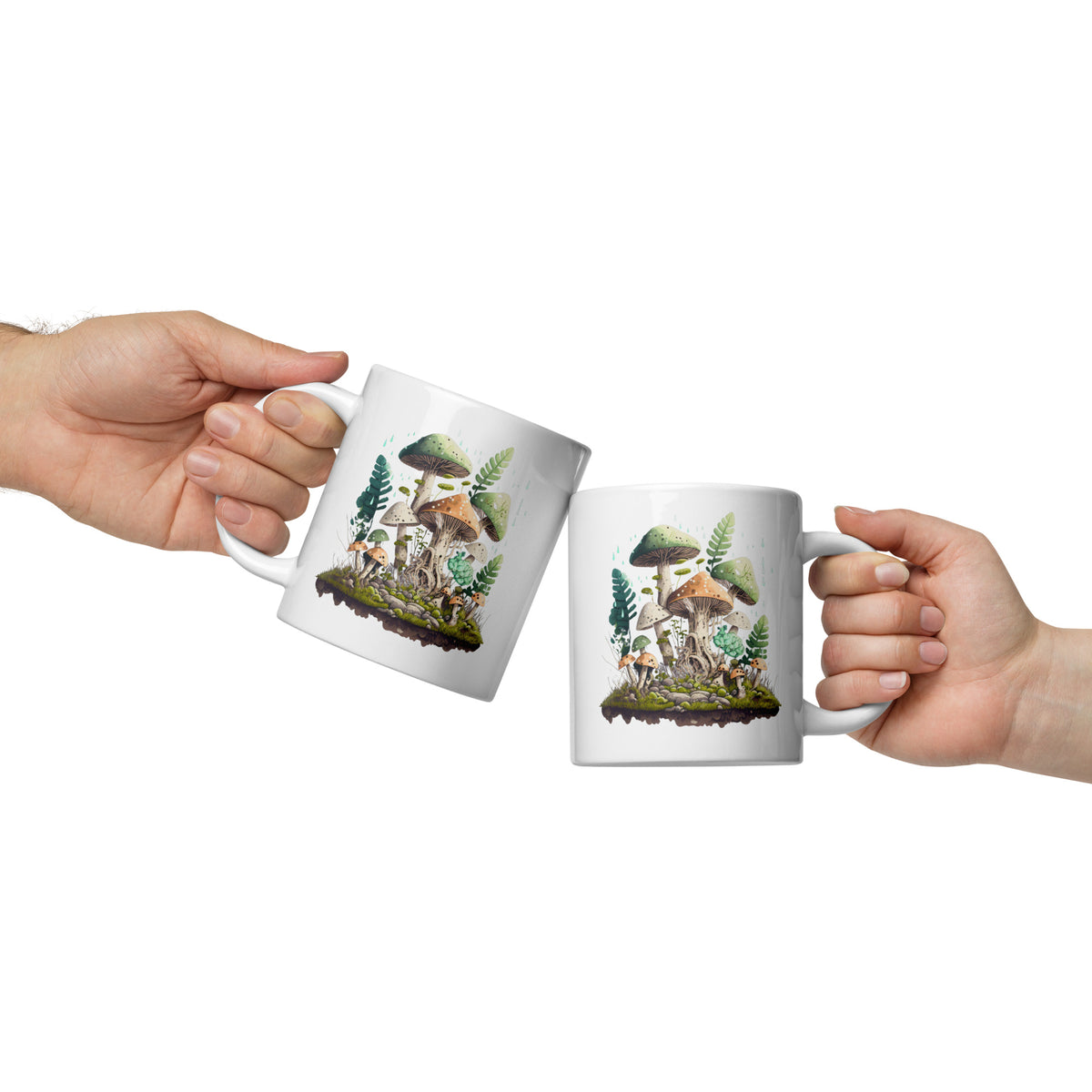 Mushrooms | 20oz White glossy mug