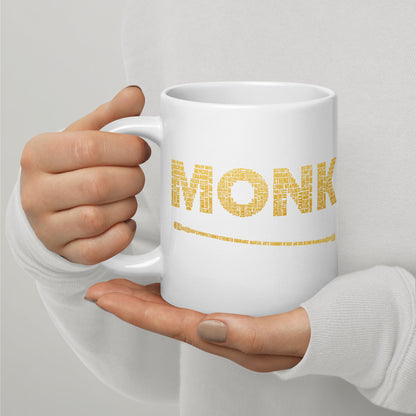 Monk | 20oz White glossy mug