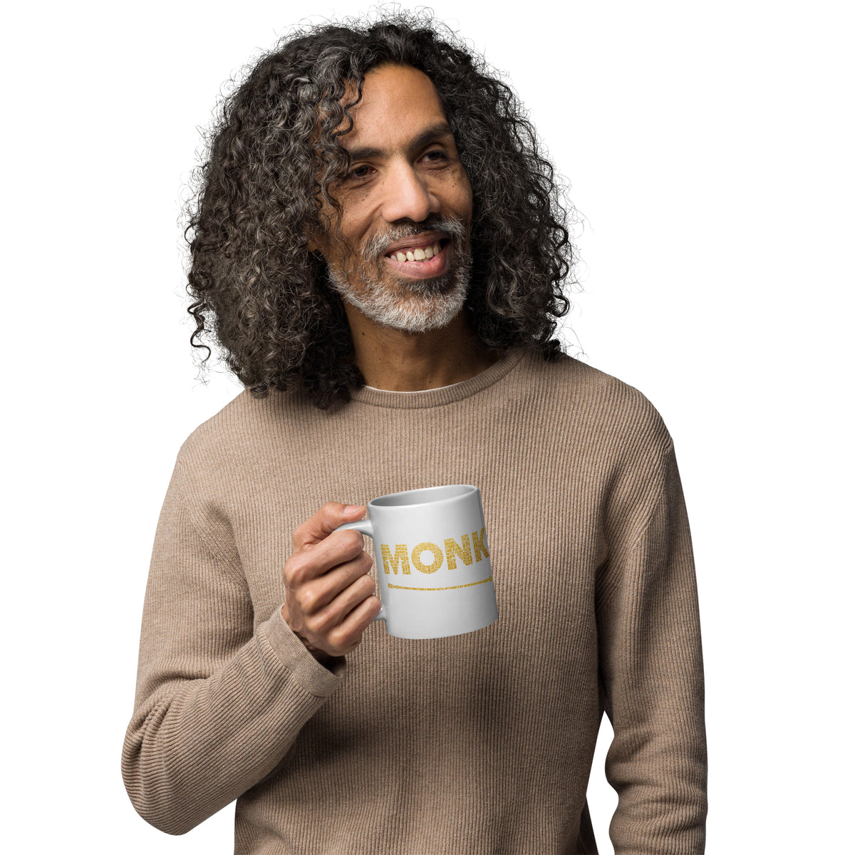 Monk | 20oz White glossy mug