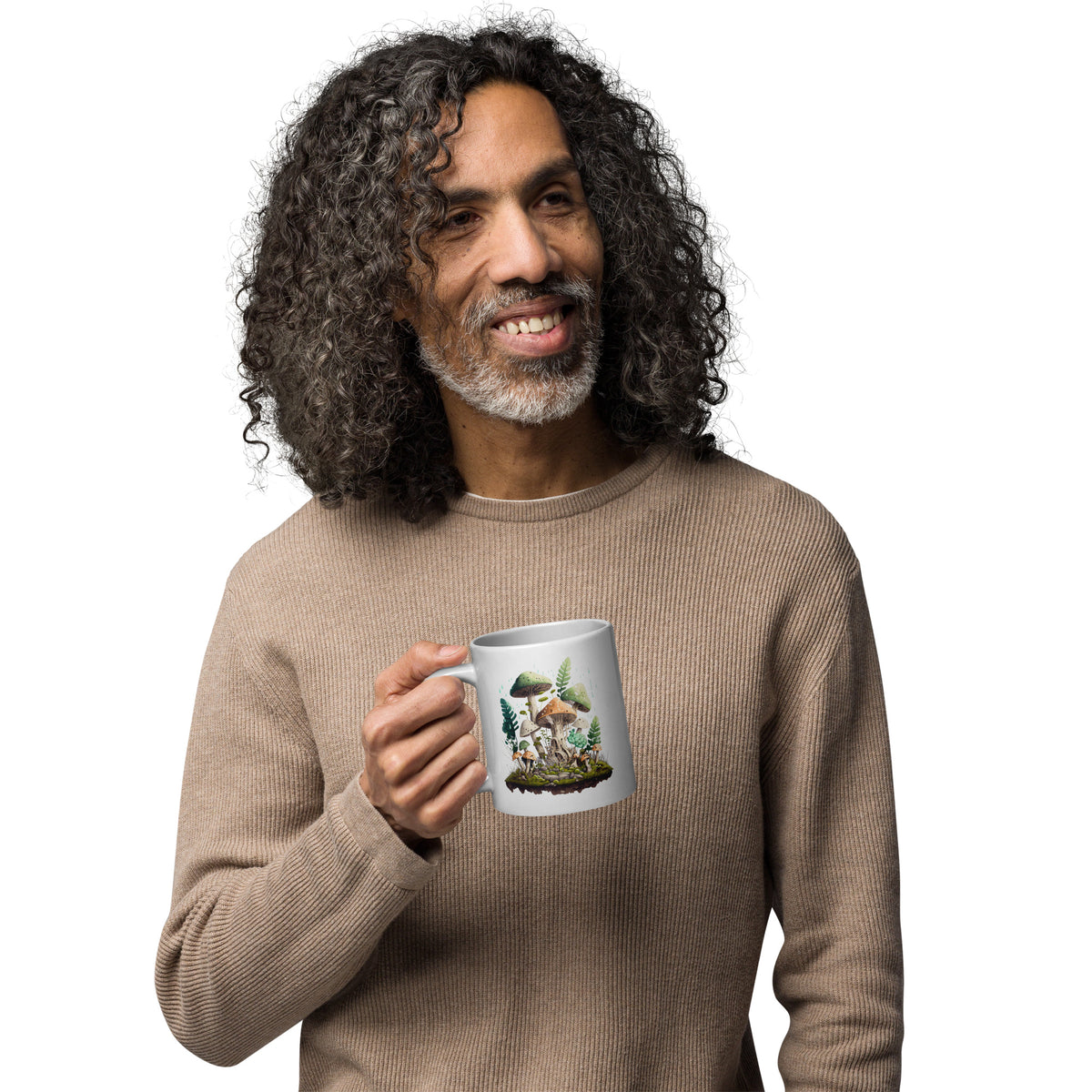 Mushrooms | 20oz White glossy mug