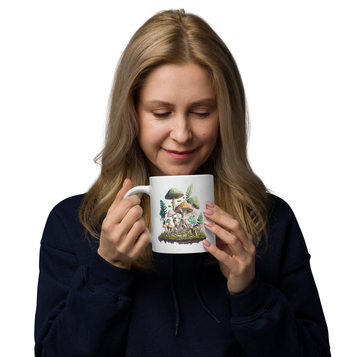 Mushrooms | 20oz White glossy mug