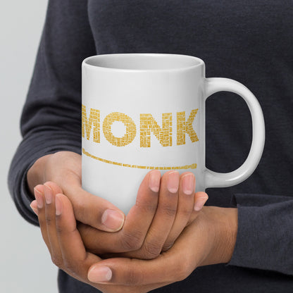 Monk | 20oz White glossy mug