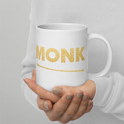 Monk | 20oz White glossy mug